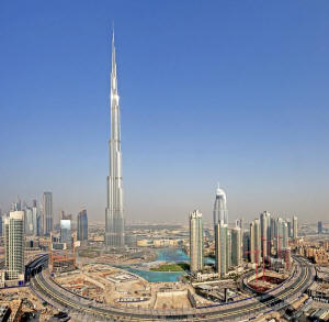 Burj Khalifa, tallest manmade structure on earth
