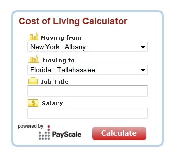 Cost of Living Calculator